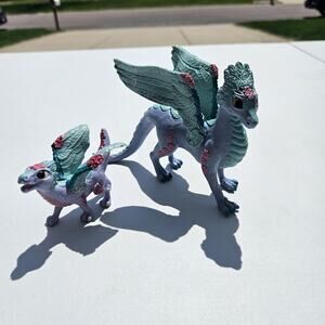 Schleich Bayala 2 PC Flower Dragon and Baby Toy Set for Girls Boys